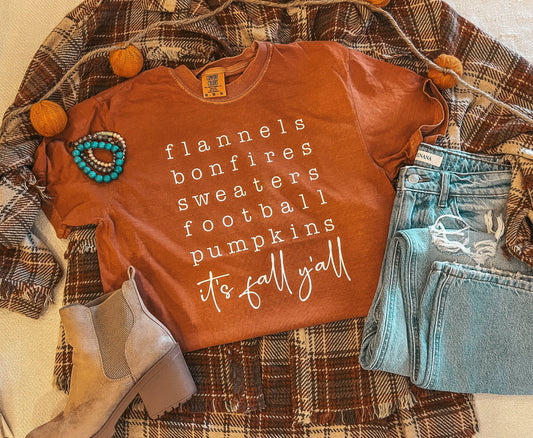 FALL LIST TEE