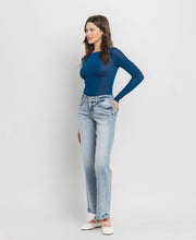 Load image into Gallery viewer, Joanie Tummy Control MR Slim Wide Denim Jeans
