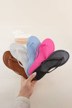 Load image into Gallery viewer, BELLEN BRAIDED THONG STRAP FLIP FLOP SANDALS
