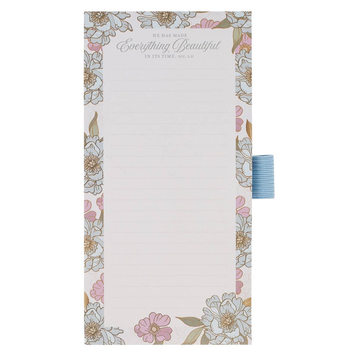 Magnetic Shopping List w/pen Everything Beautiful Ecc. 3:11