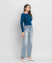 Load image into Gallery viewer, Joanie Tummy Control MR Slim Wide Denim Jeans
