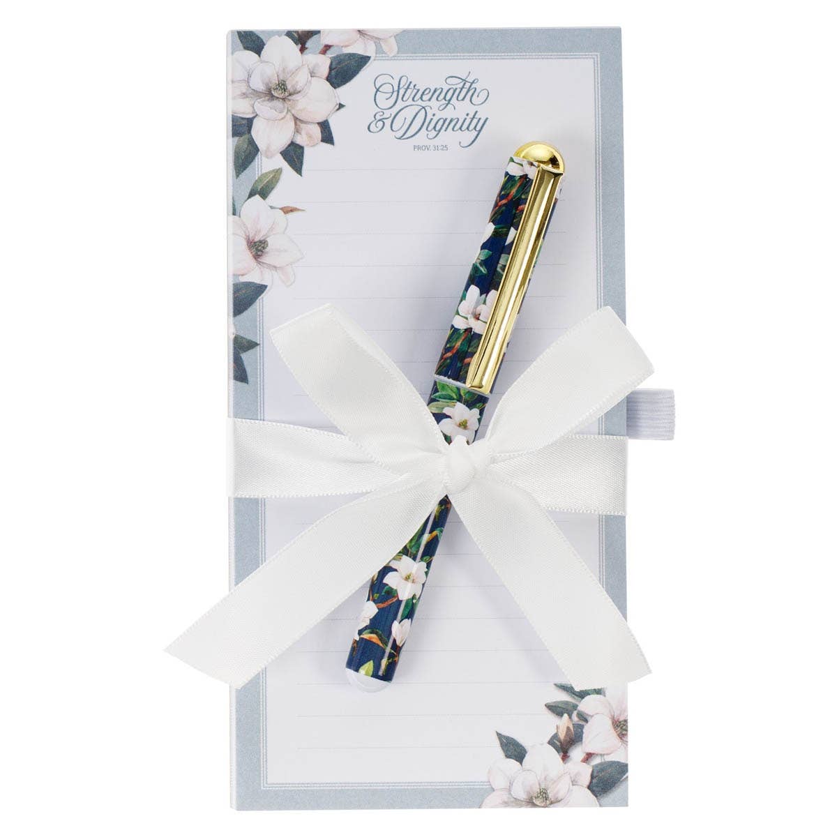 Magnetic Notepad w/pen Strength & Dignity Prov. 31:25