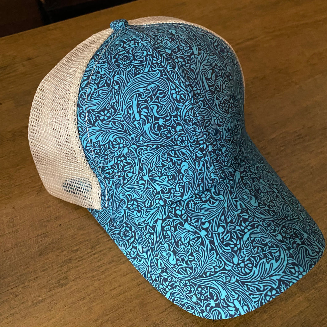 Blue Artistic Cap