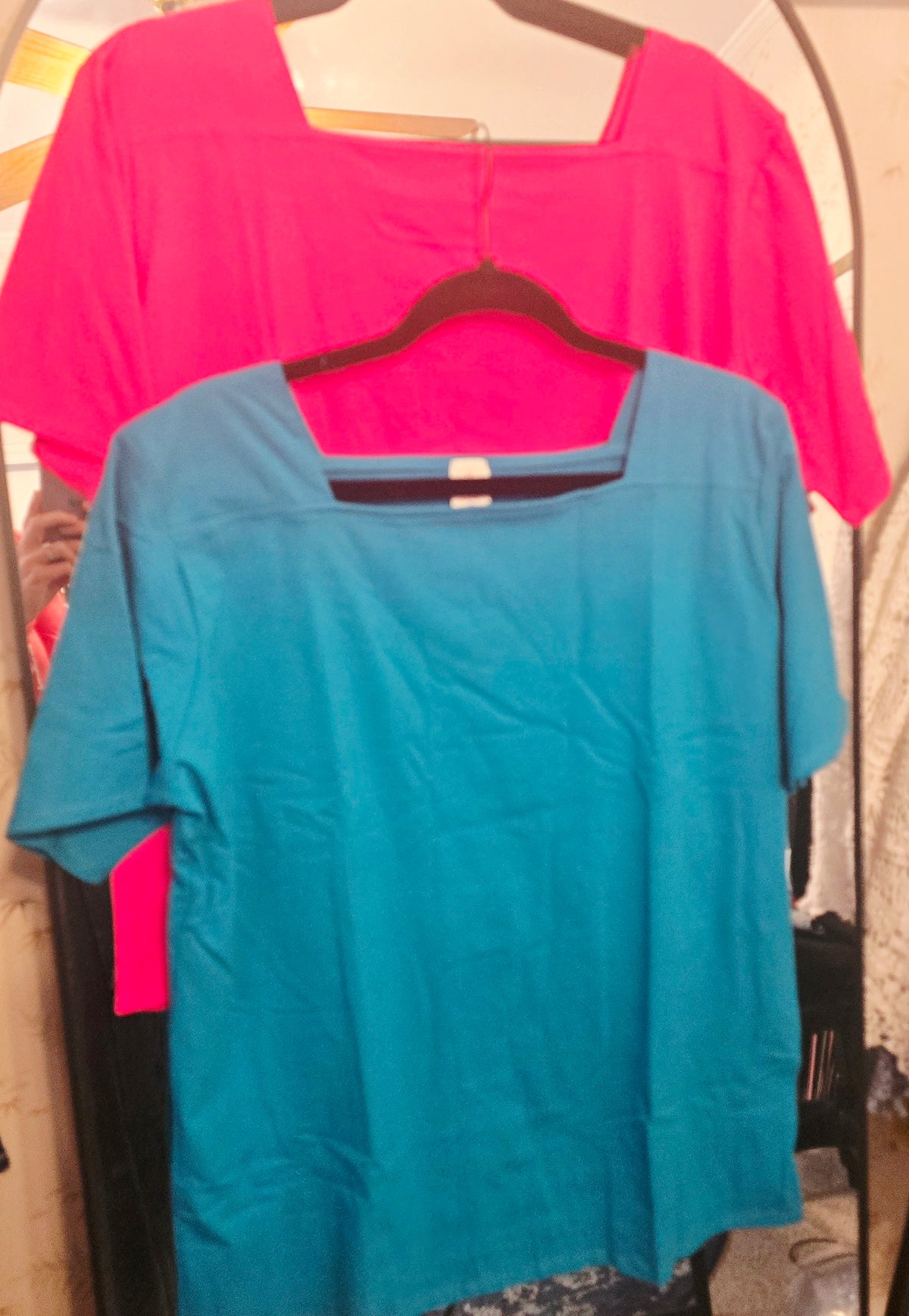 Squared Off Casual Top