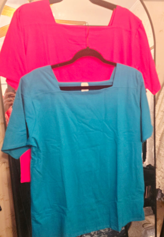Squared Off Casual Top