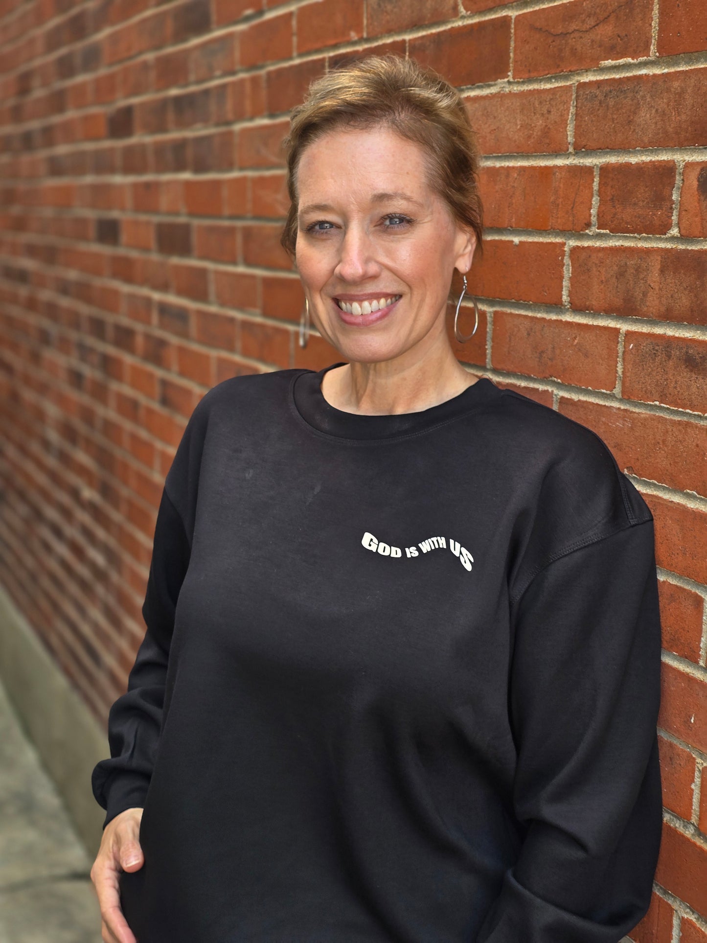 God is With Us Comfy Pullover