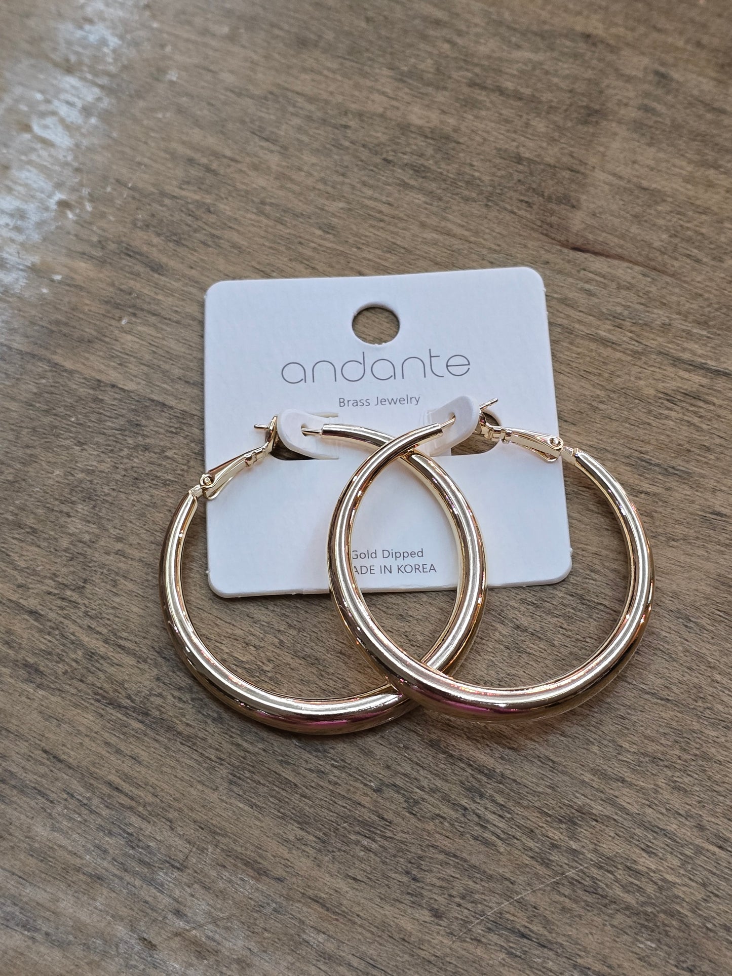 Polished Perfection Gold Hoops