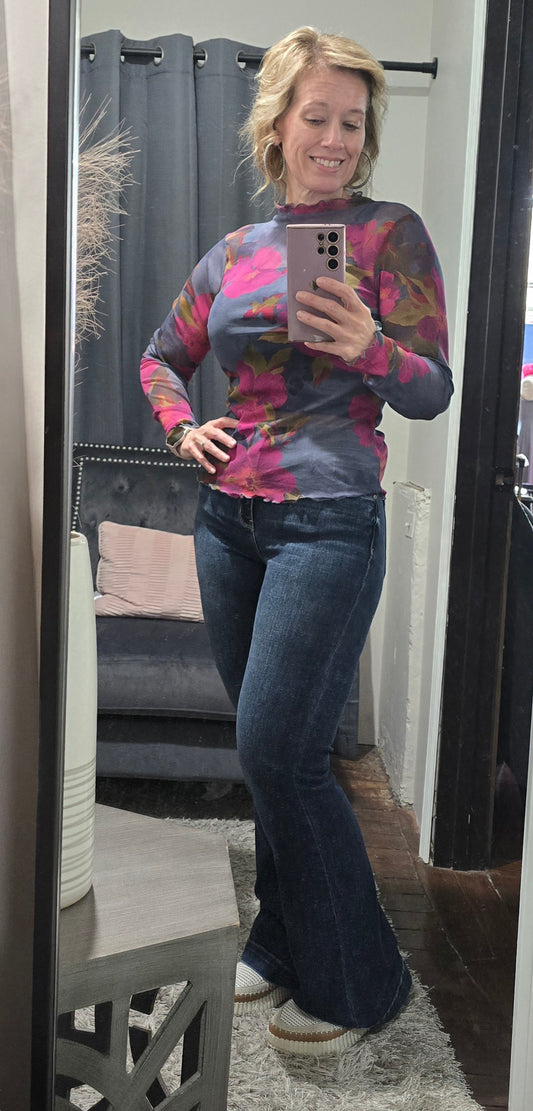LS Mesh Fall Tops