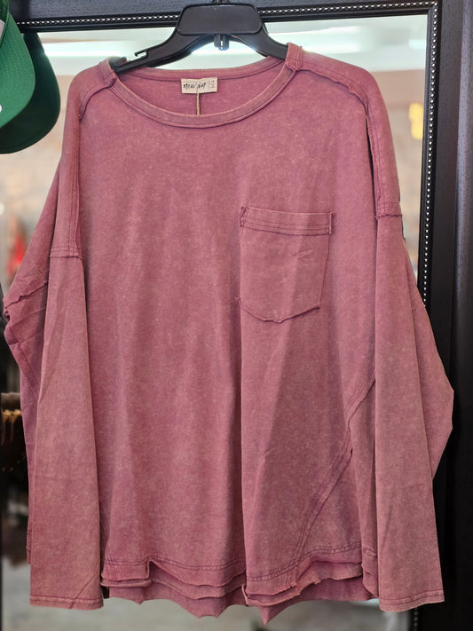 Curvy Simply Mauve Top