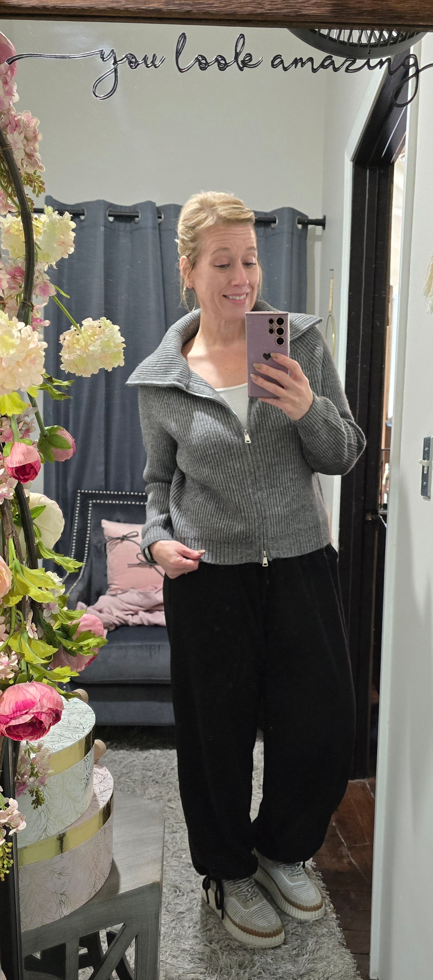 Gray Luxe Cardigan