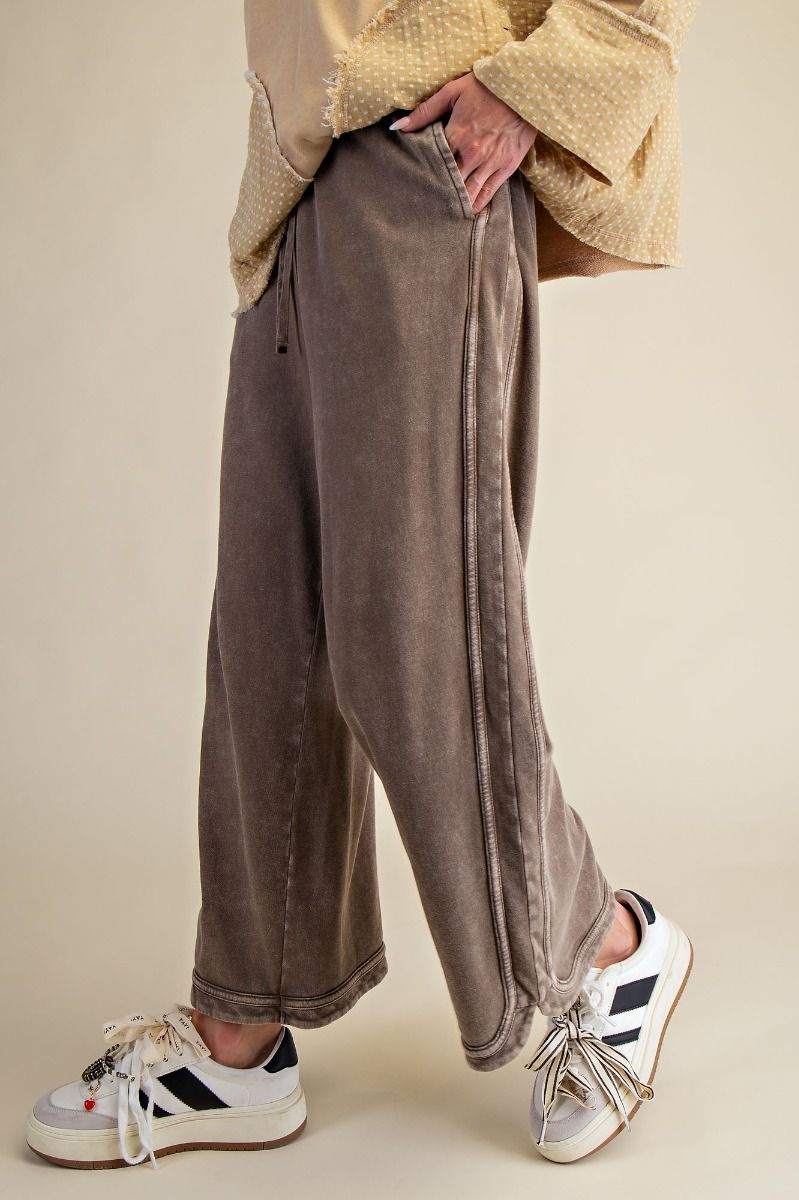 Chocolate Wide-Leg Pants