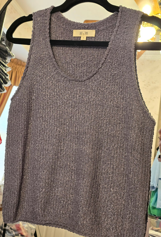 Charcoal Sweater Tank