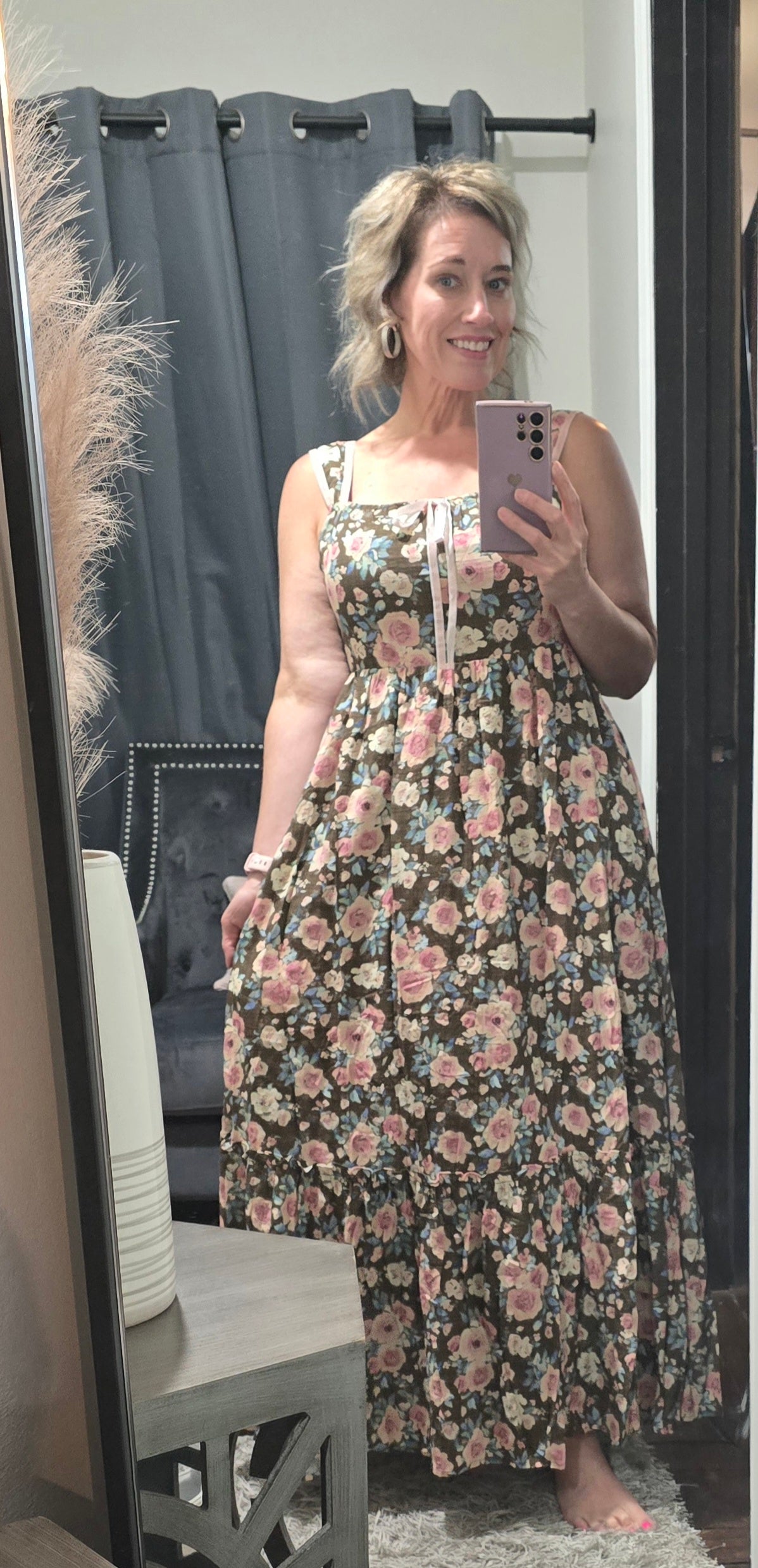 Florence Mocha Midi Dress