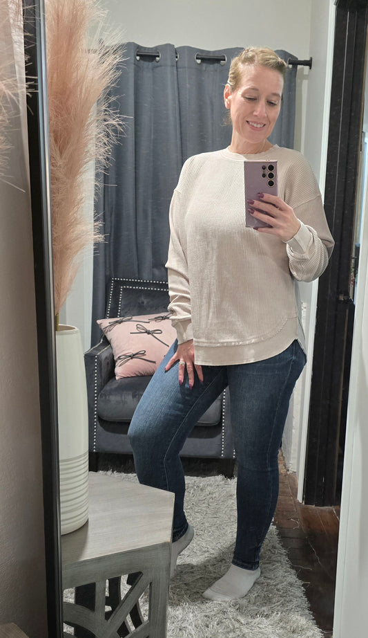 Lizzie Everyday Ribbed Pullover
