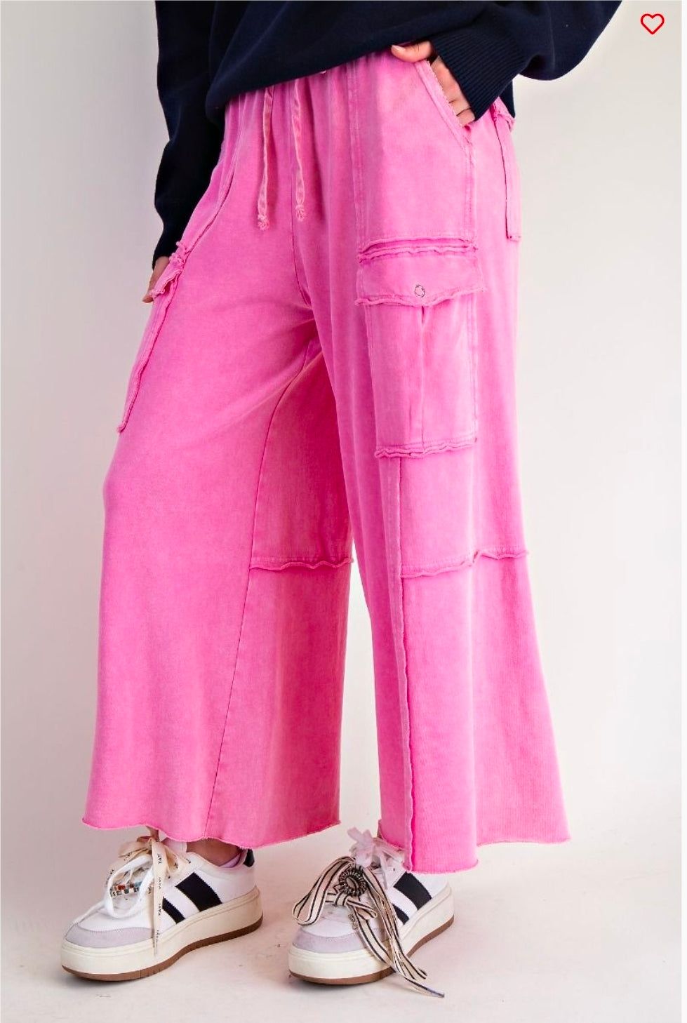 Kacie Wide Leg Cargo Style Pants