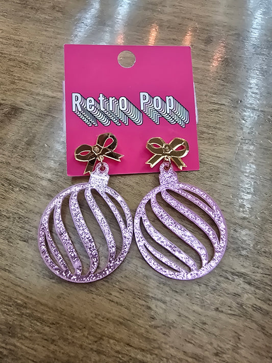 Retro Pop Christmas Earrings