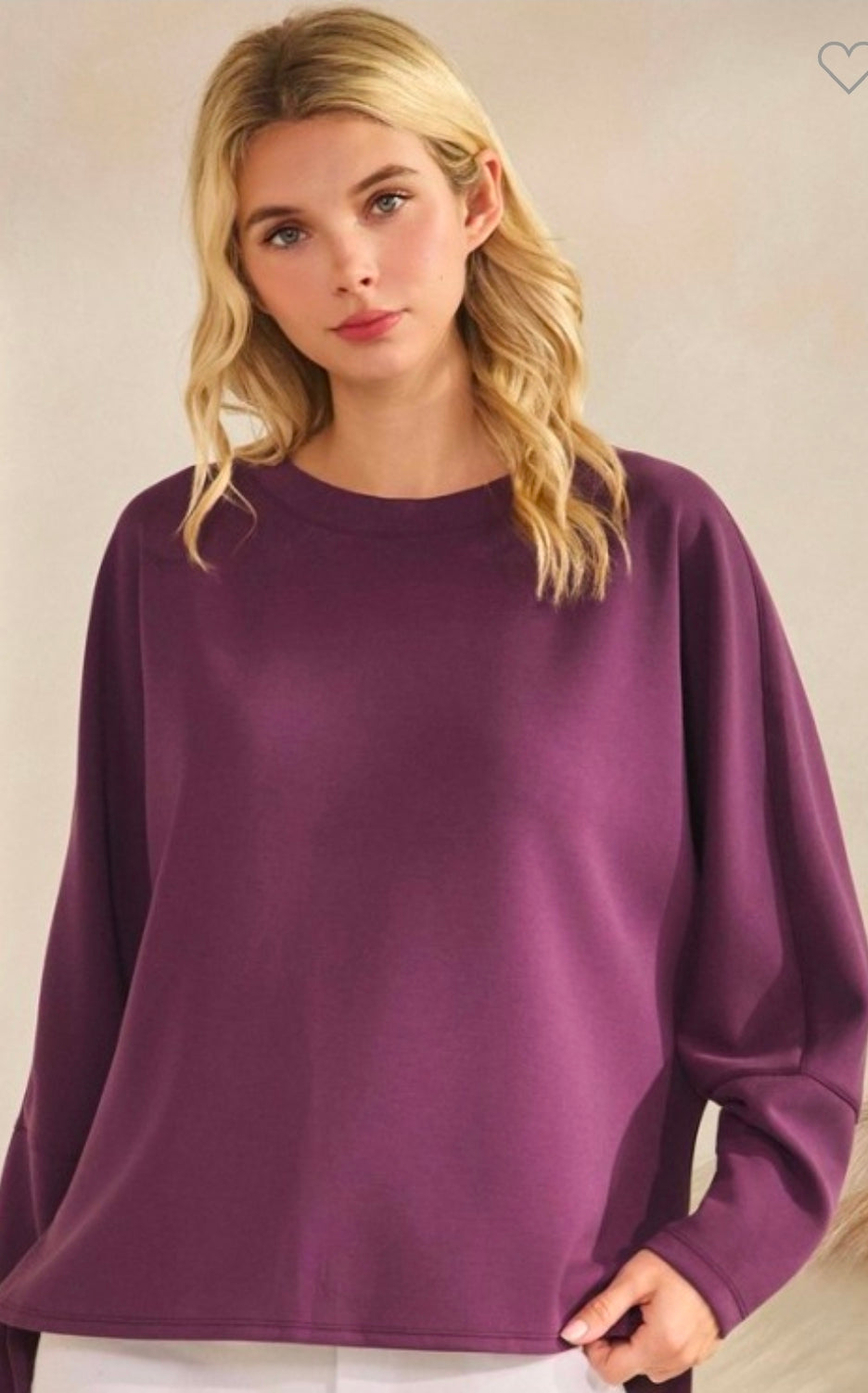 Sophie Relaxed Dolman Style Top