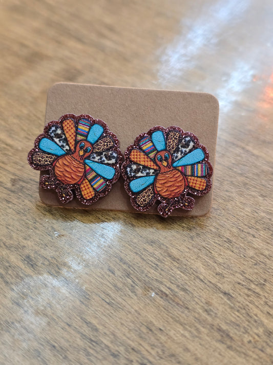Gobble Gobble Stud Earrings