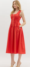 Load image into Gallery viewer, Kourtney Ruched Band Zippered Dress
