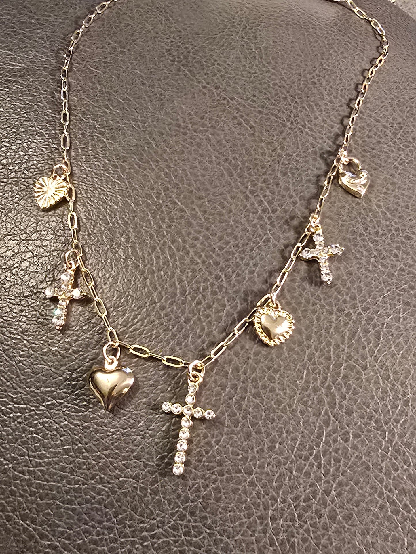 Goldie Locks Charm Necklace