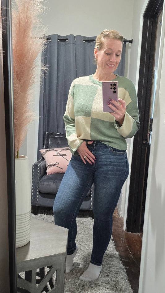 Cozy Checkmate Sweater