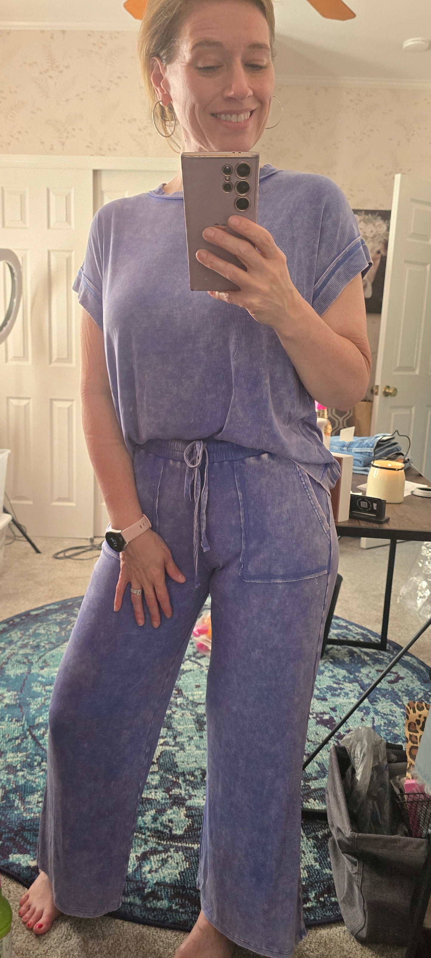 Indigo Summer Pant Set