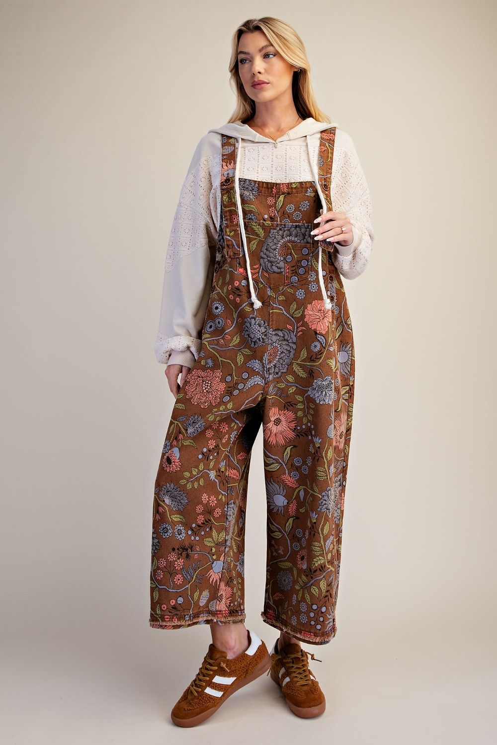 *Pre-Order* Floral Overalls