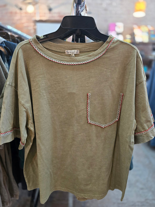 Olivia Mineral Washed Top