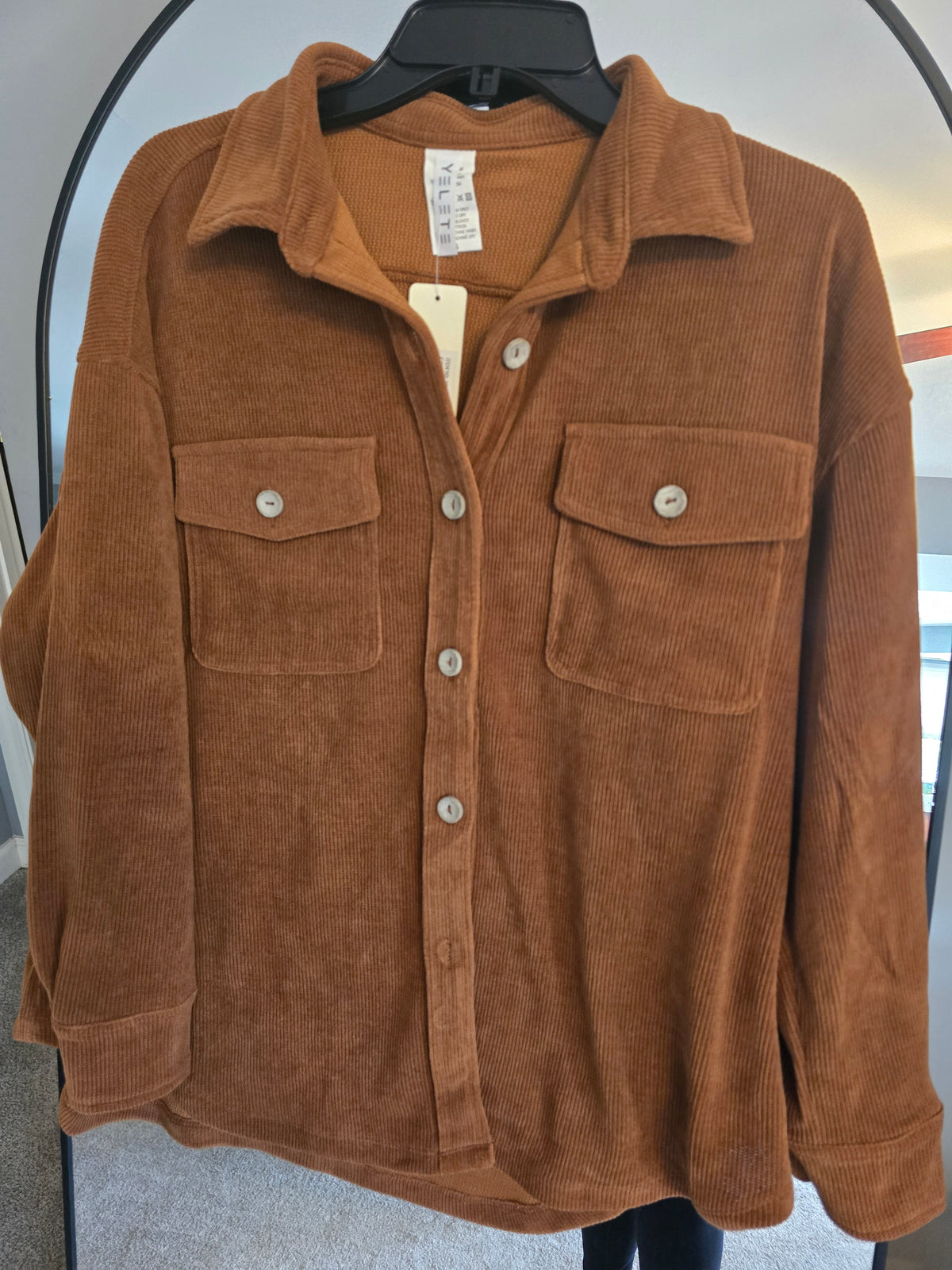 Copper Everyday Corduroy Shacket