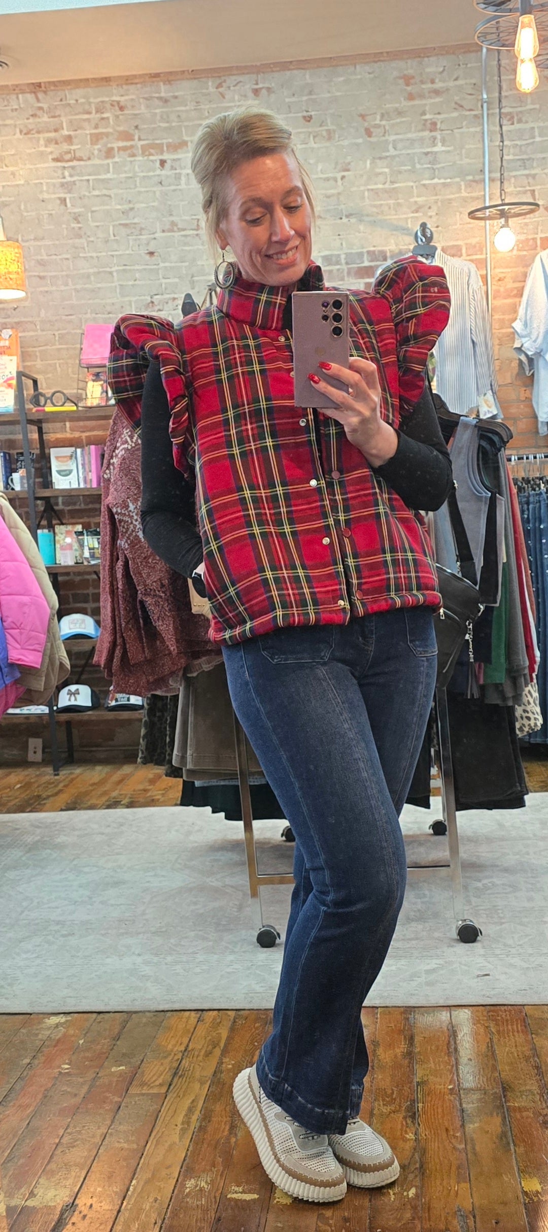 Dark Risen Front Pocket Bootcut Jeans