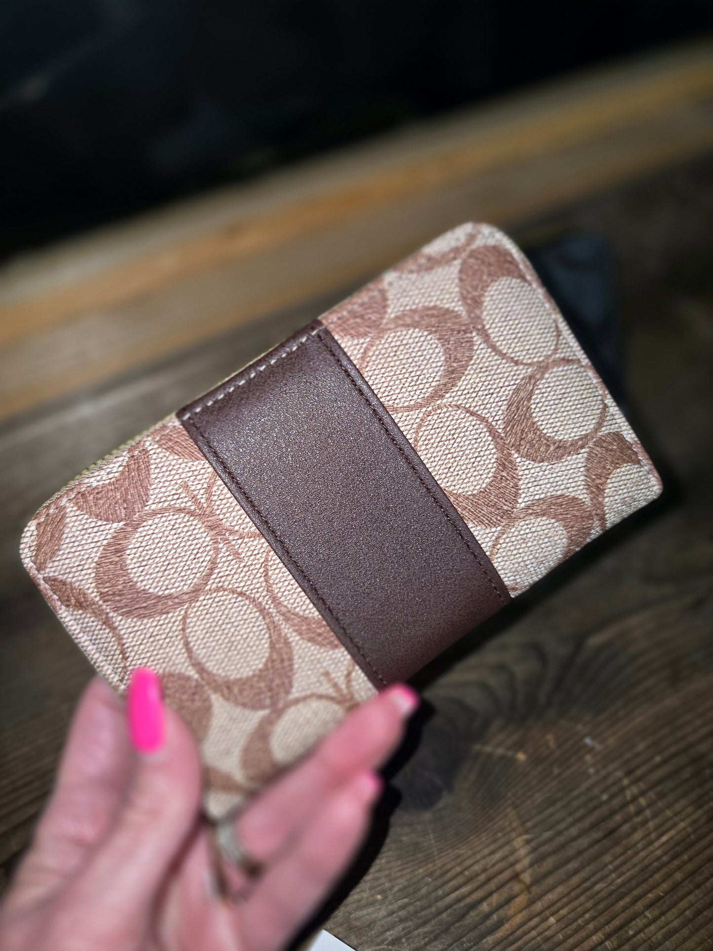 Striped Designer Wallet