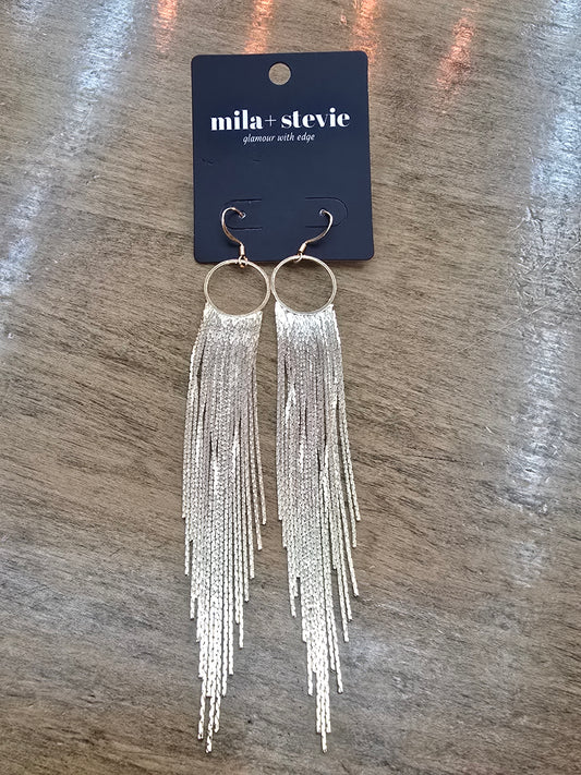 Stevie Gold Dangle Earrings