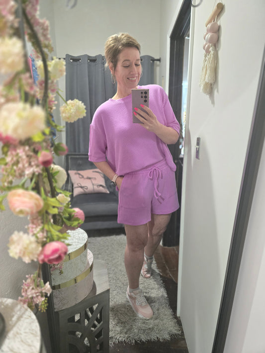 Ribbed Comfort Short Set