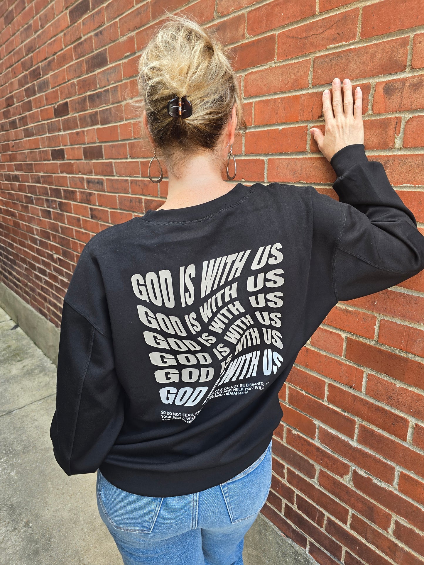 God is With Us Comfy Pullover