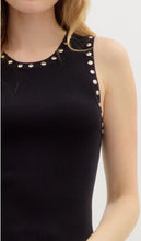 Load image into Gallery viewer, Tammy Ribbed Studded Tank
