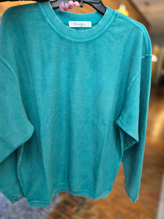 Essential Luxe Corded Crew