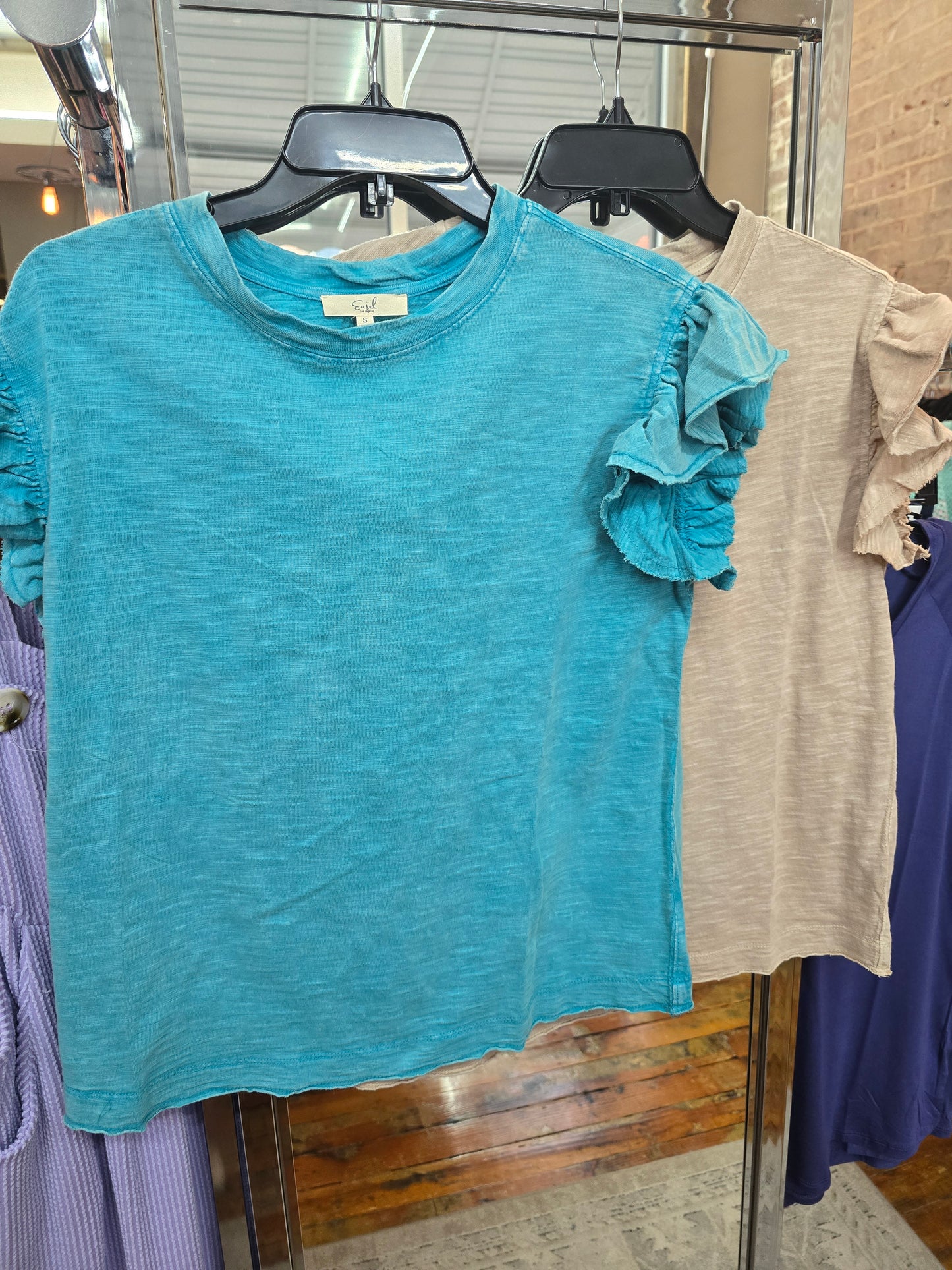 Carah Cotton Slub Top