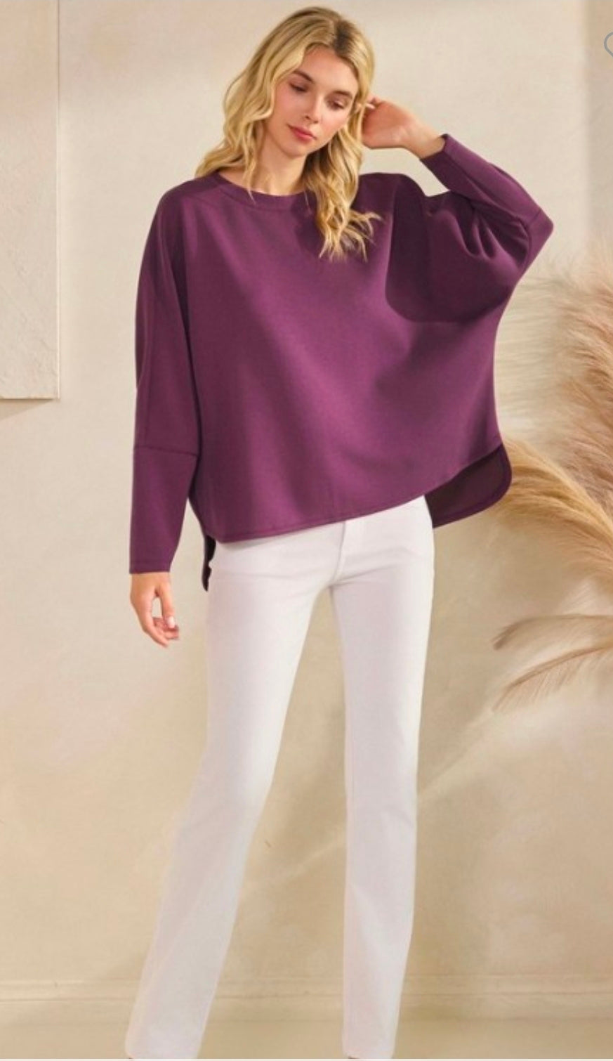 Sophie Relaxed Dolman Style Top