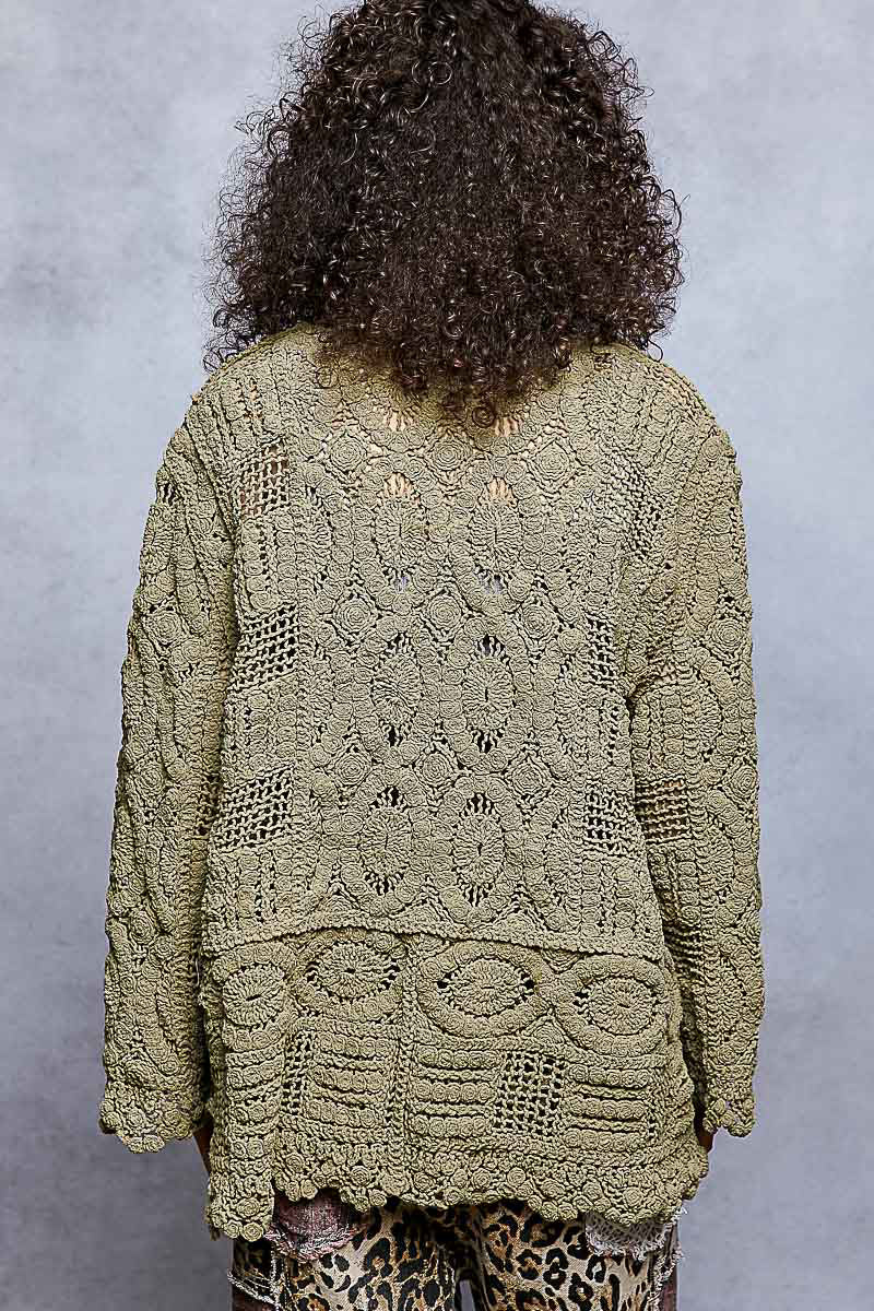 Meadow Mist Crochet Cardigan