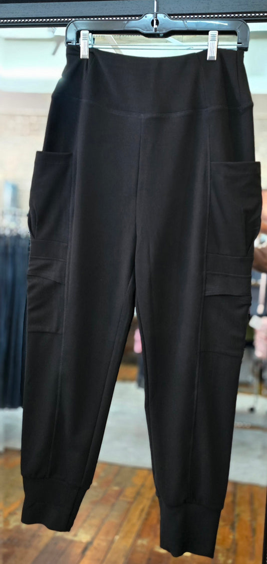 Becca Black Knit Jogger Pants