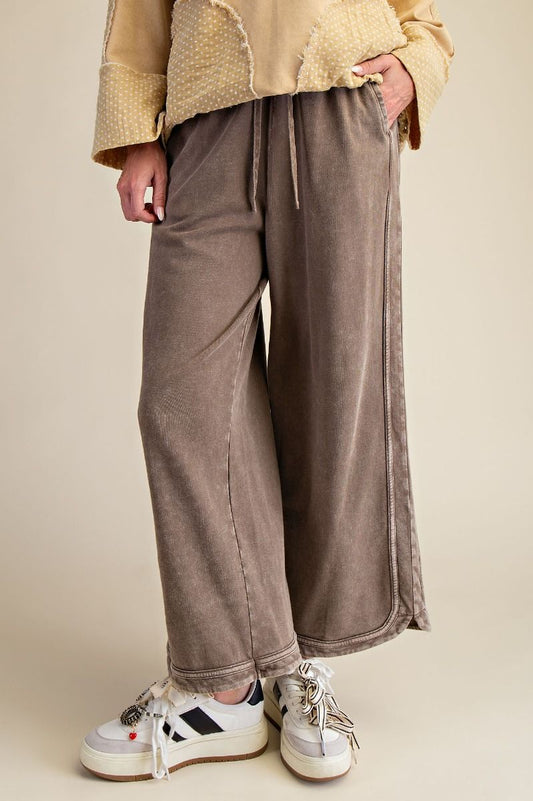Chocolate Wide-Leg Pants