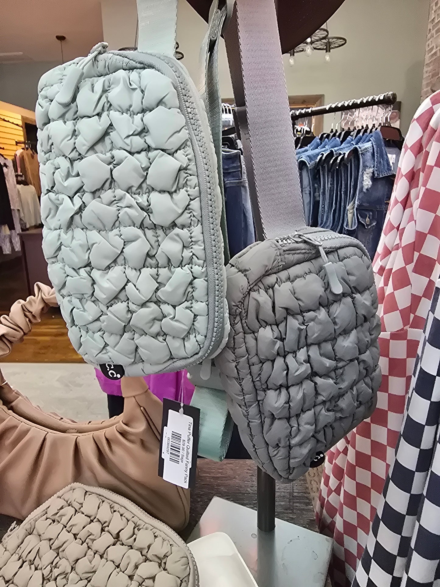 Tina Puffer Quilted Fanny Pack