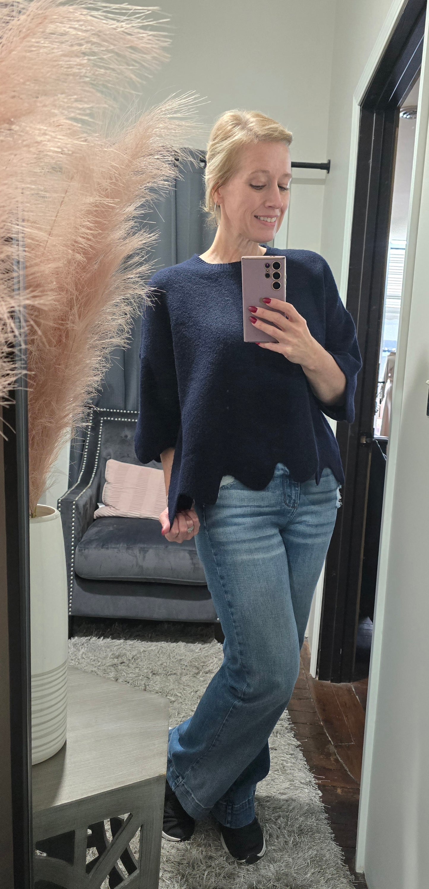 Twilight Scalloped Sweater