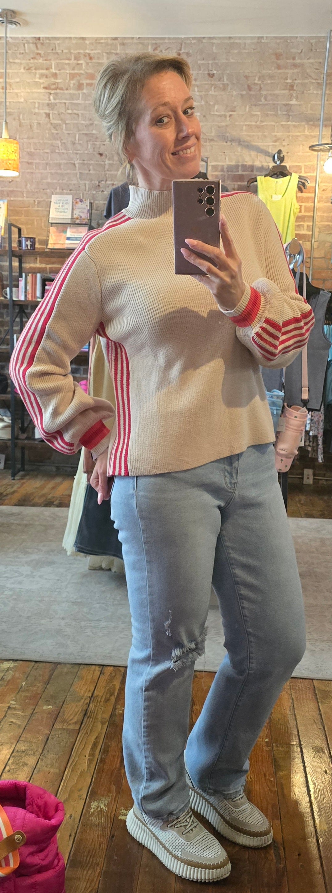 Game Day Stripes Sweater