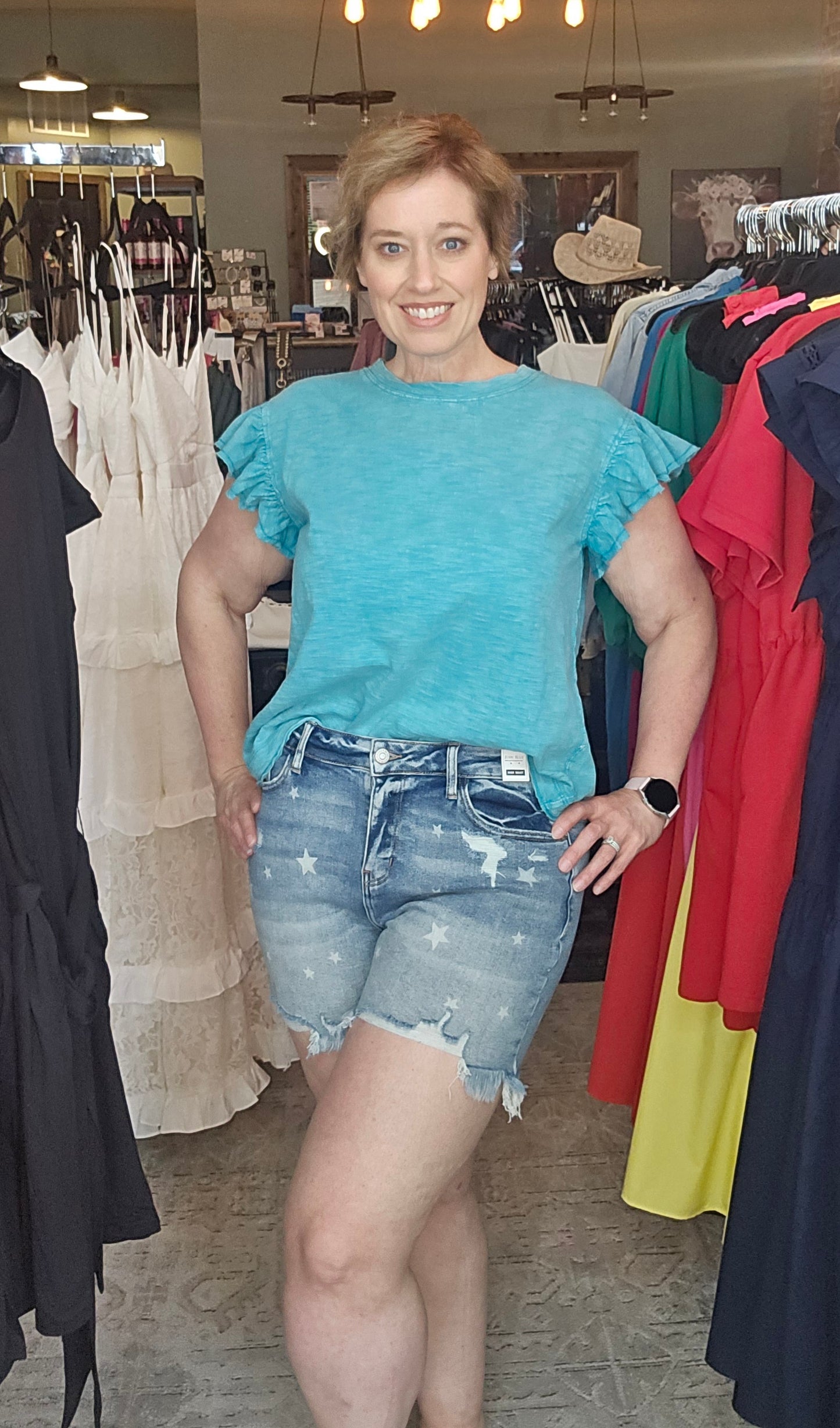Carah Cotton Slub Top