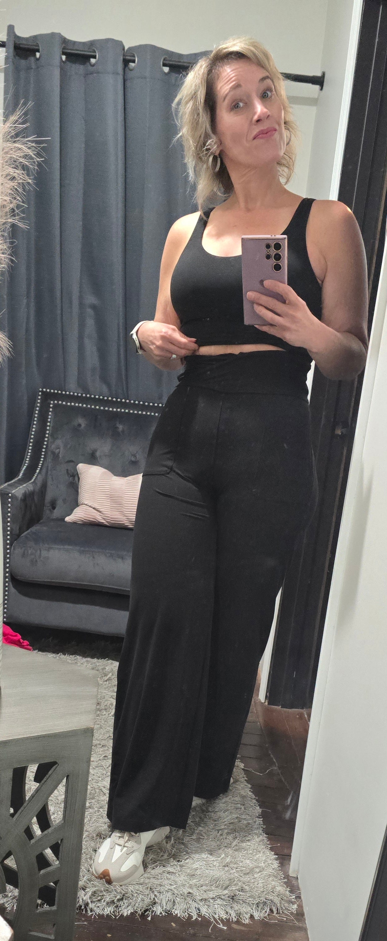 V-Neck Yoga Top with Padding