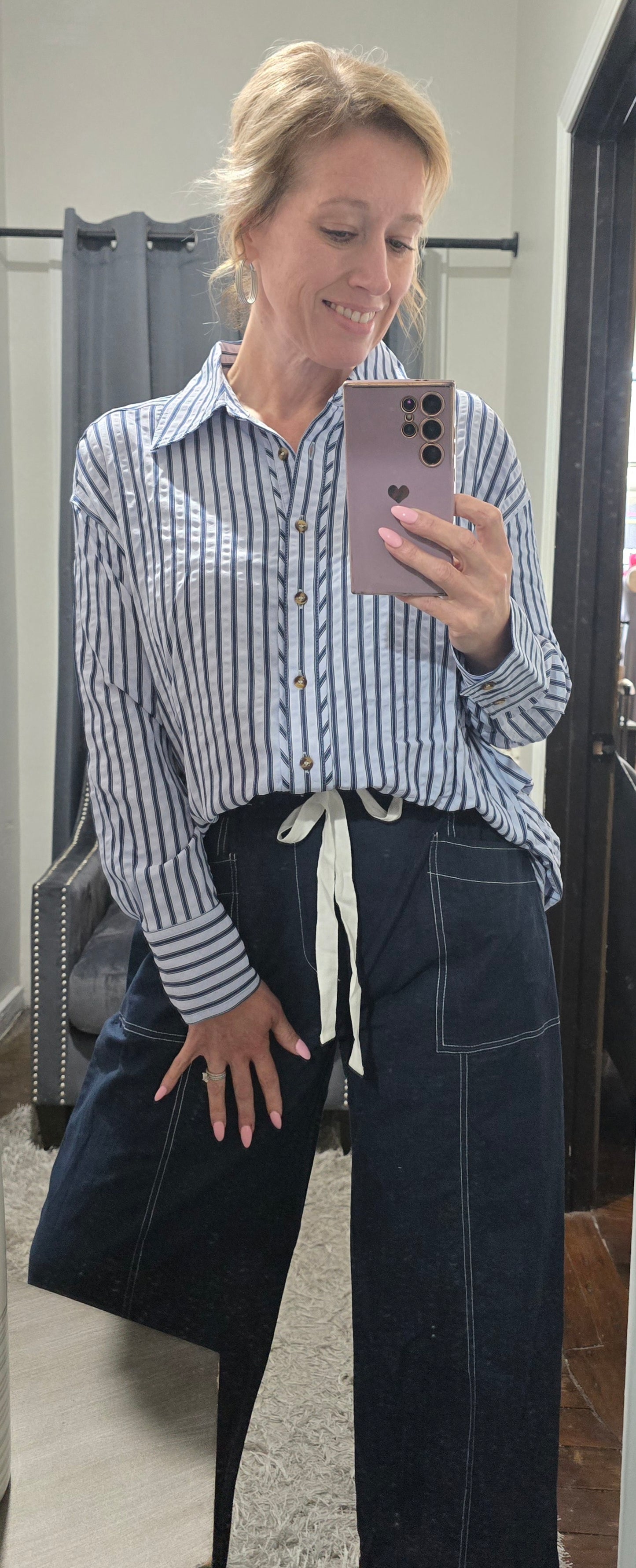 Timeless Striped Blouse