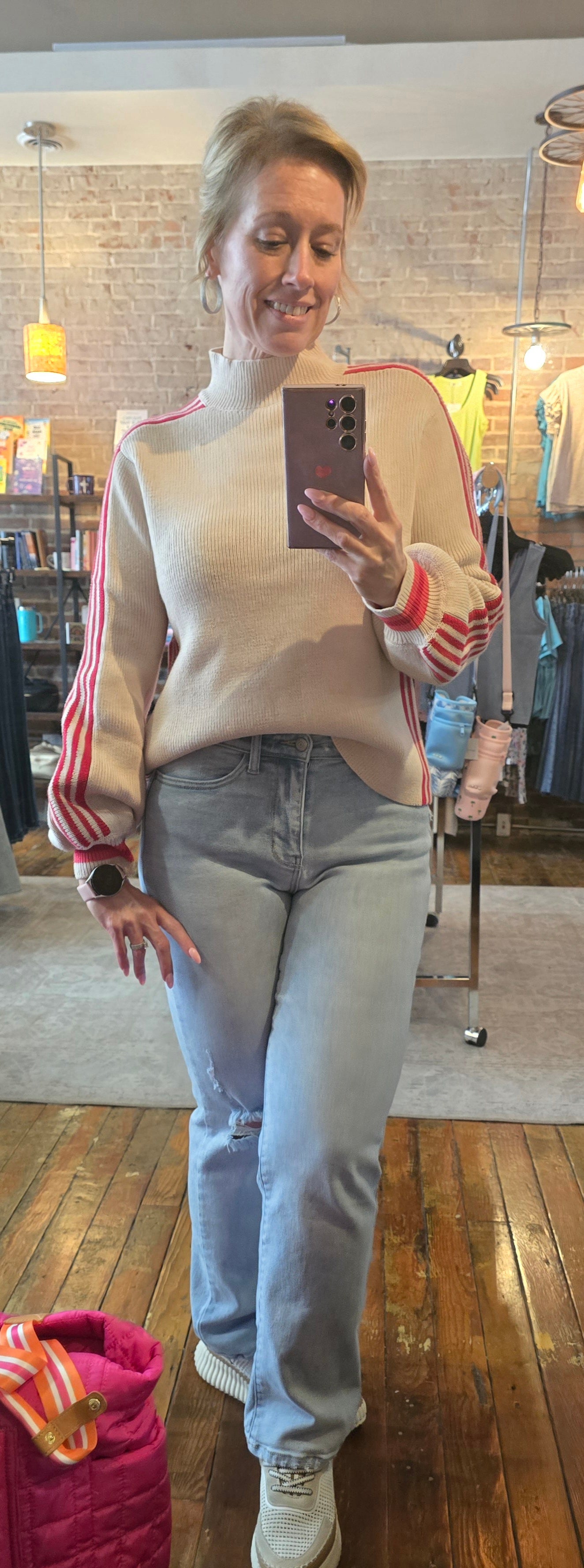 Game Day Stripes Sweater
