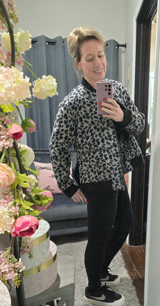 Camryn Animal Print Jacket