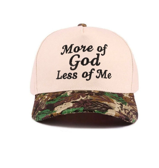 More of God Canvas Hat